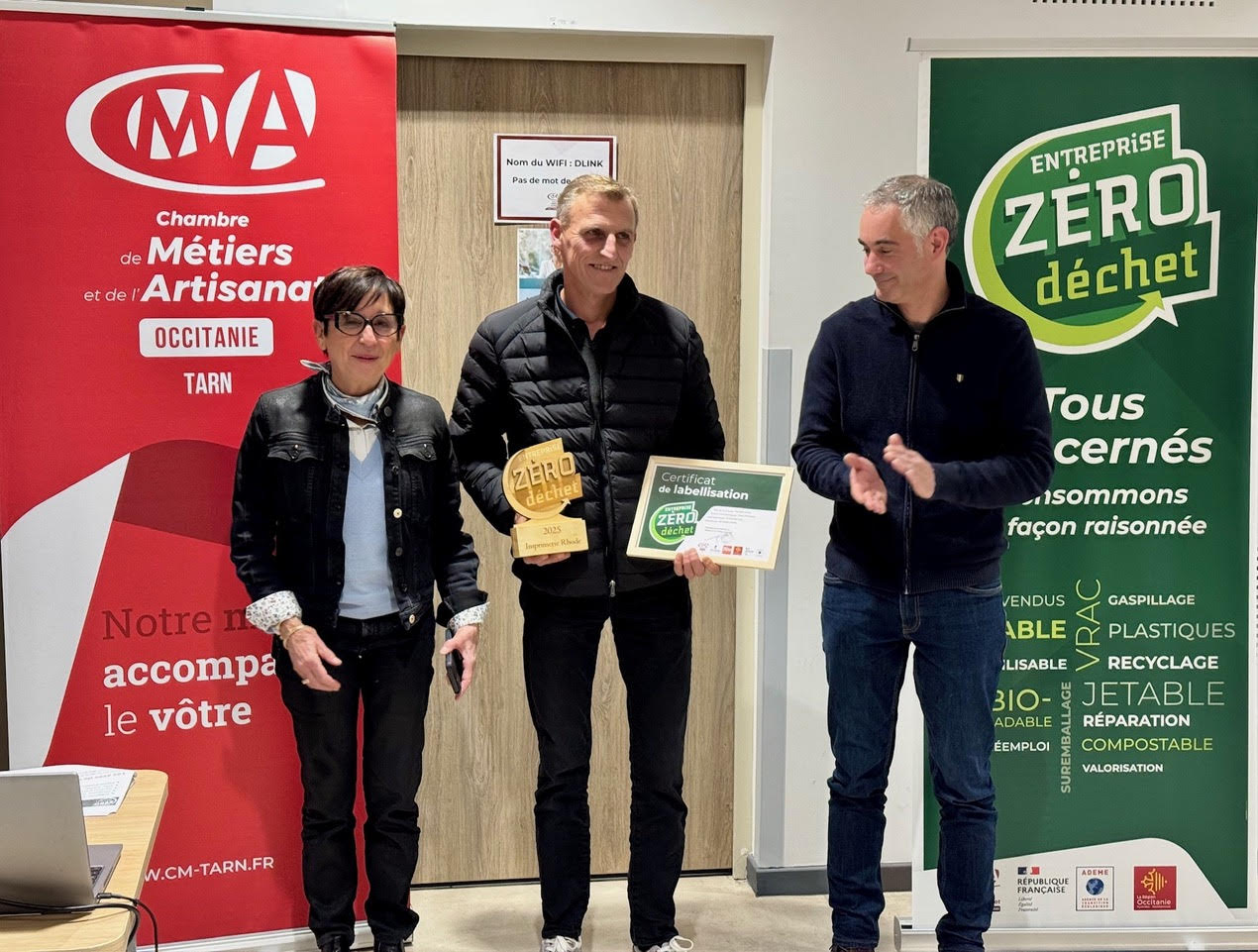 label-zero-dechet Label Zéro Déchet Imprimerie Rhode Gaillac – impression éco-responsable Tarn